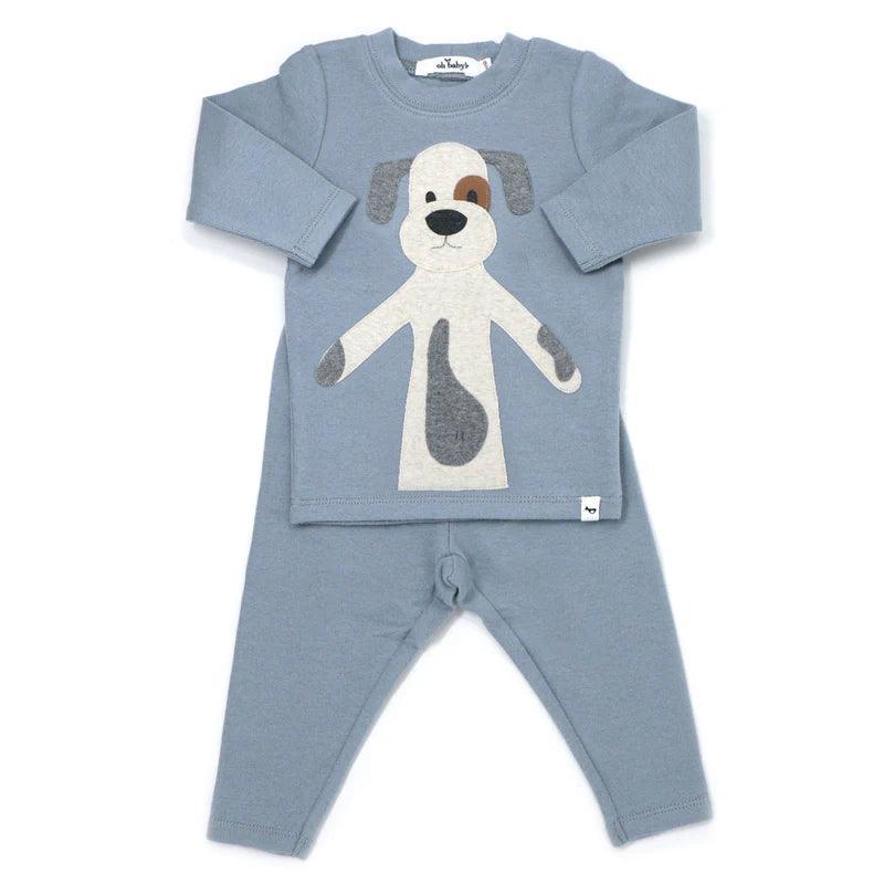 Baby 2 PC Set| Sand Puppy-Fog| Oh Baby! - The Ridge Kids
