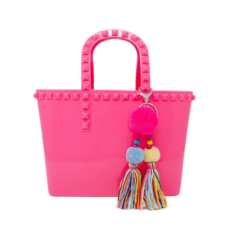 Tote Bag | Tiny Jelly Tote- Hot Pink | Tiny Treats and Zomi Gems