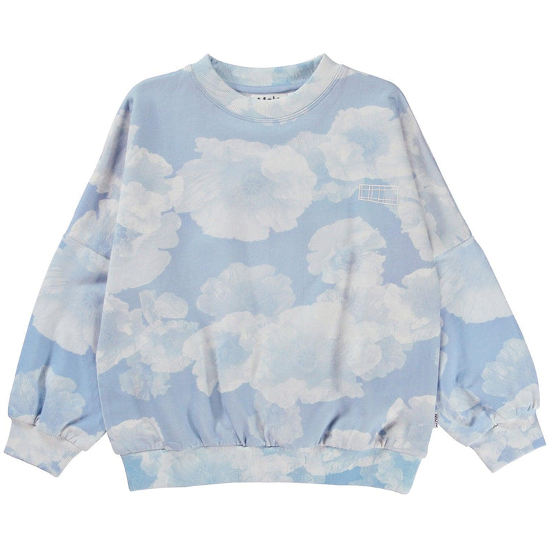 Marika Organic Cotton Sweatshirt | Cloudy Poppies | Molo - The Ridge Kids