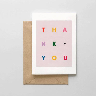 Thank You Multi Color Set of 6 Cards - The Ridge Kids