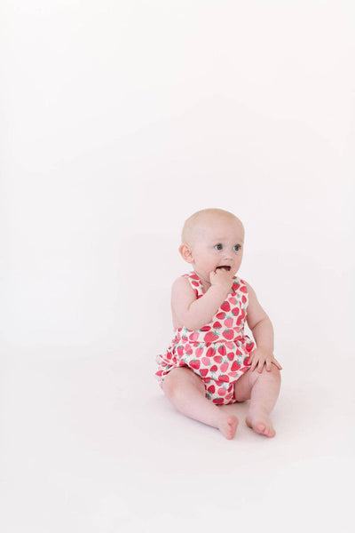 Isla Romper in Berry Cute - The Ridge Kids