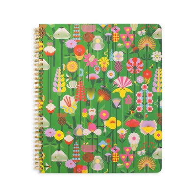 Notebook | Geometric Flowers- Large | Ban.do