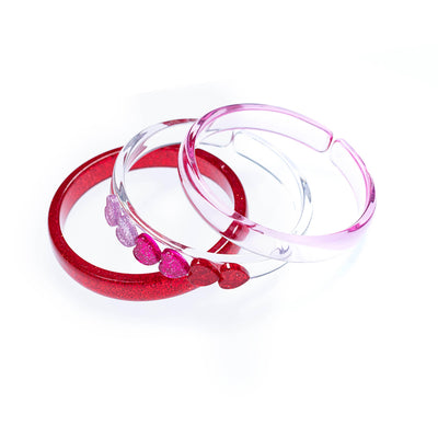 Bracelet Set | Valentines - Centipede Heart Red+Pink Mix | Lilies and Roses NY - The Ridge Kids