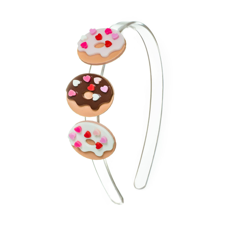 Headband | Valentines -Donuts w/ Hearts | Lilies and Roses NY - The Ridge Kids