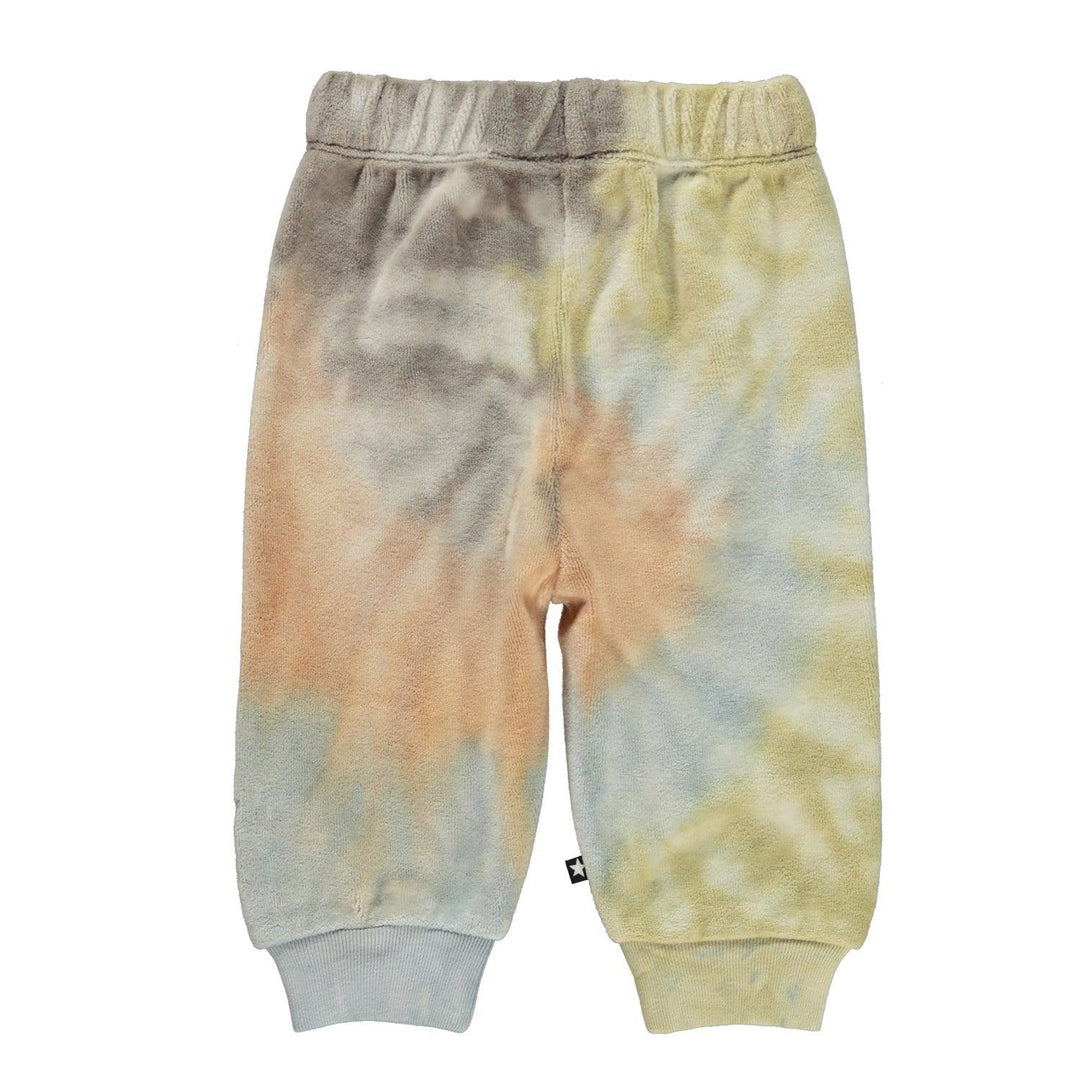 Simeon Velour Baby Sweatpants | Soft Tie Dye | Molo - The Ridge Kids