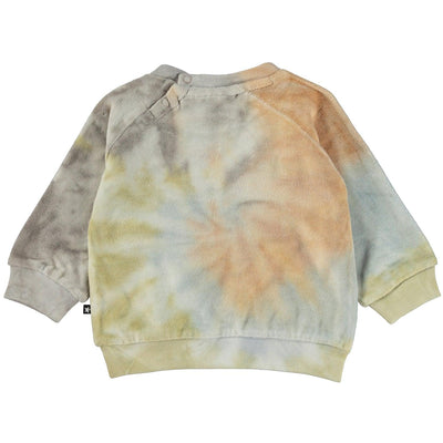 Disc Organic Cotton Baby Sweatshirt | Soft Tie Dye | Molo - The Ridge Kids
