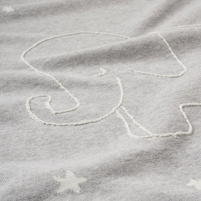 Baby Blanket | Elephant Embroidery- Grey | Elegant Baby - The Ridge Kids
