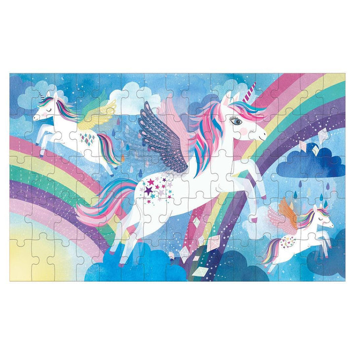 75 Piece Lenticular Puzzle | Unicorn Magic | Mudpuppy - The Ridge Kids