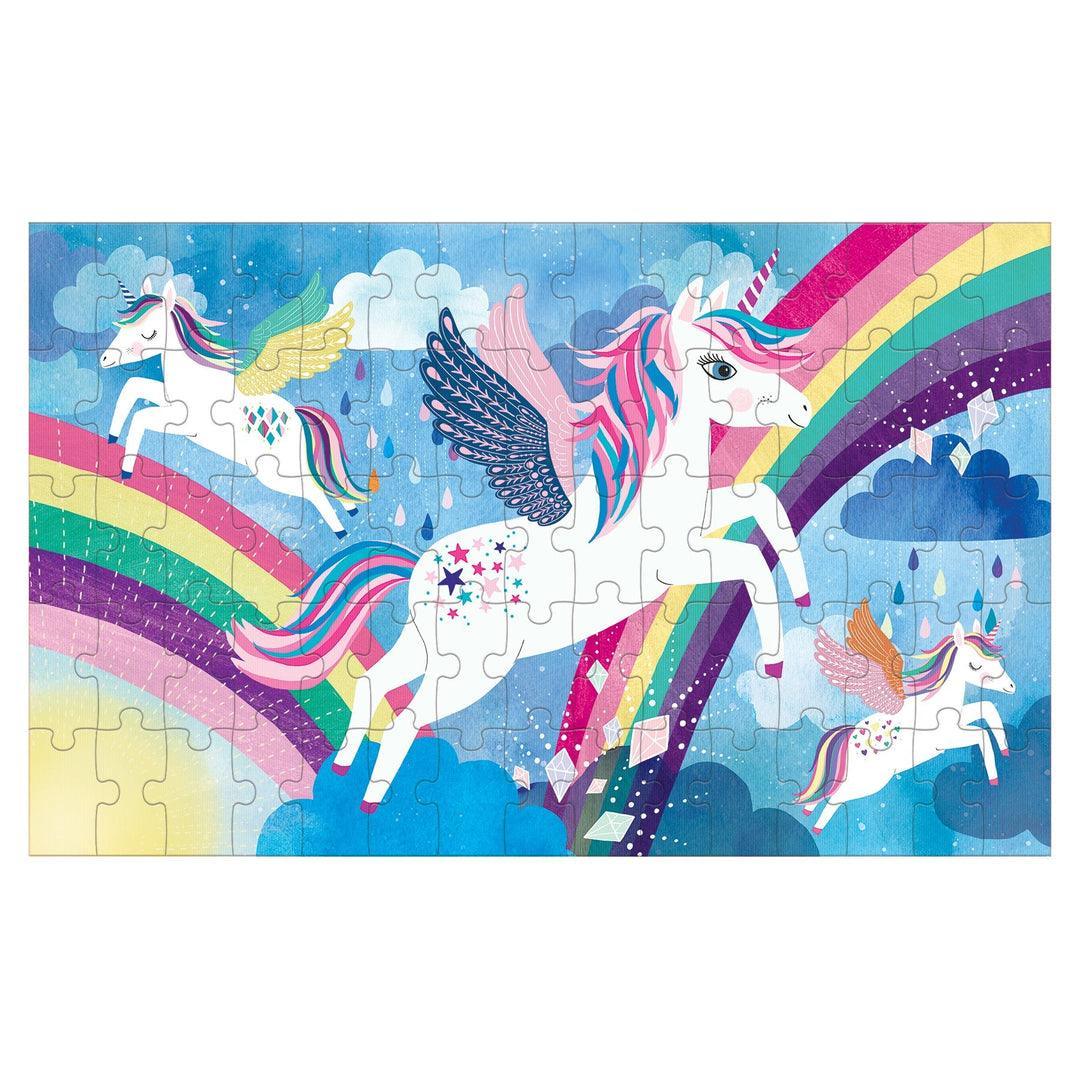 75 Piece Lenticular Puzzle | Unicorn Magic | Mudpuppy - The Ridge Kids