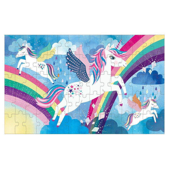 75 Piece Lenticular Puzzle | Unicorn Magic | Mudpuppy - The Ridge Kids