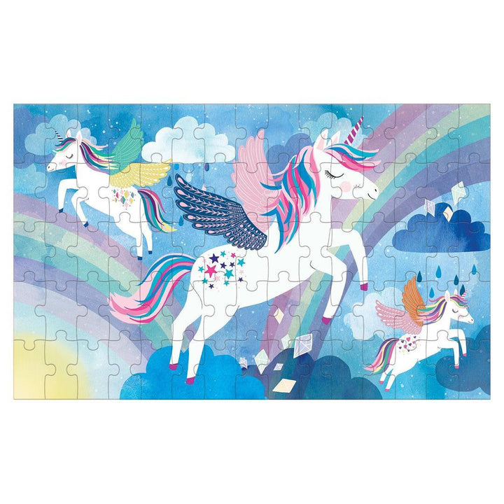 75 Piece Lenticular Puzzle | Unicorn Magic | Mudpuppy - The Ridge Kids