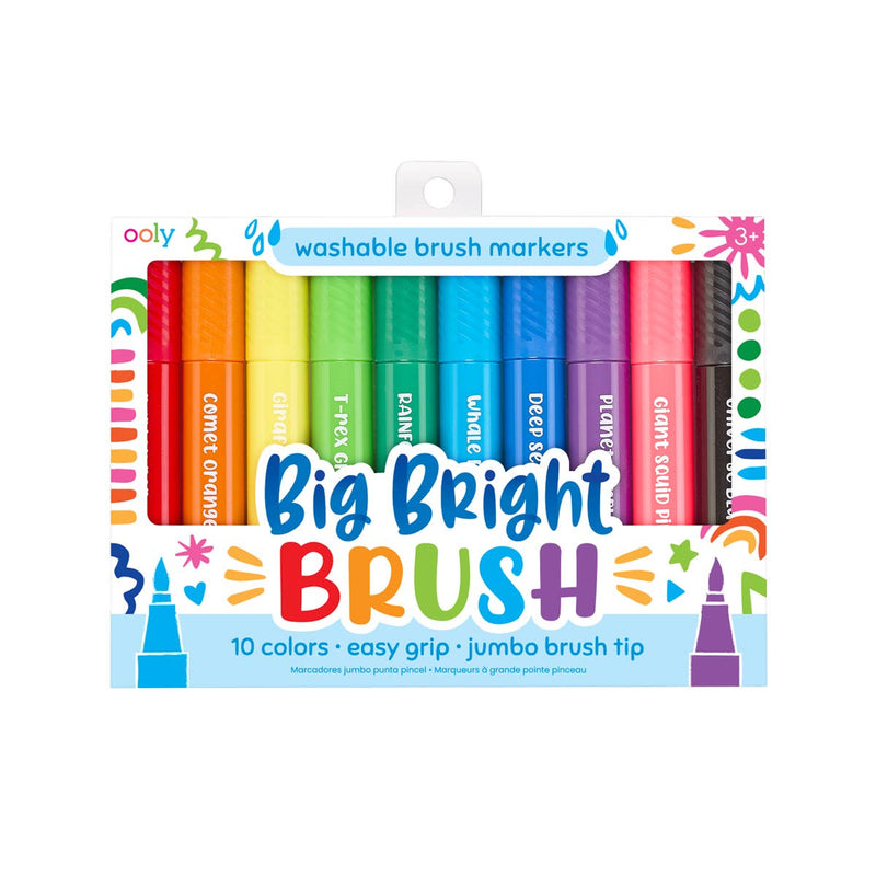 Arts and Crafts | Big Bright Brush Markers | Ooly