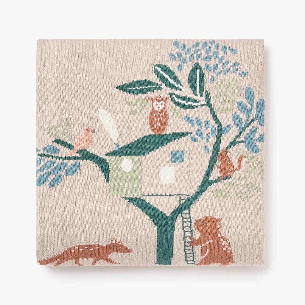Baby Blanket | Treehouse Knit Blanket | Elegant Baby - The Ridge Kids