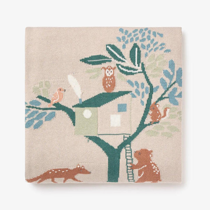 Baby Blanket | Treehouse Knit Blanket | Elegant Baby - The Ridge Kids