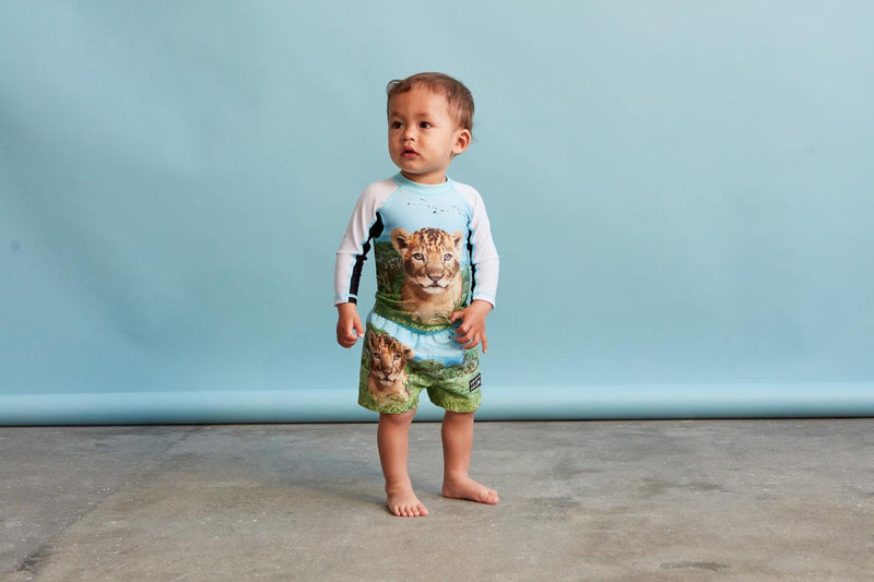 Newton Swim Shorts | Lion Cub | Molo - The Ridge Kids