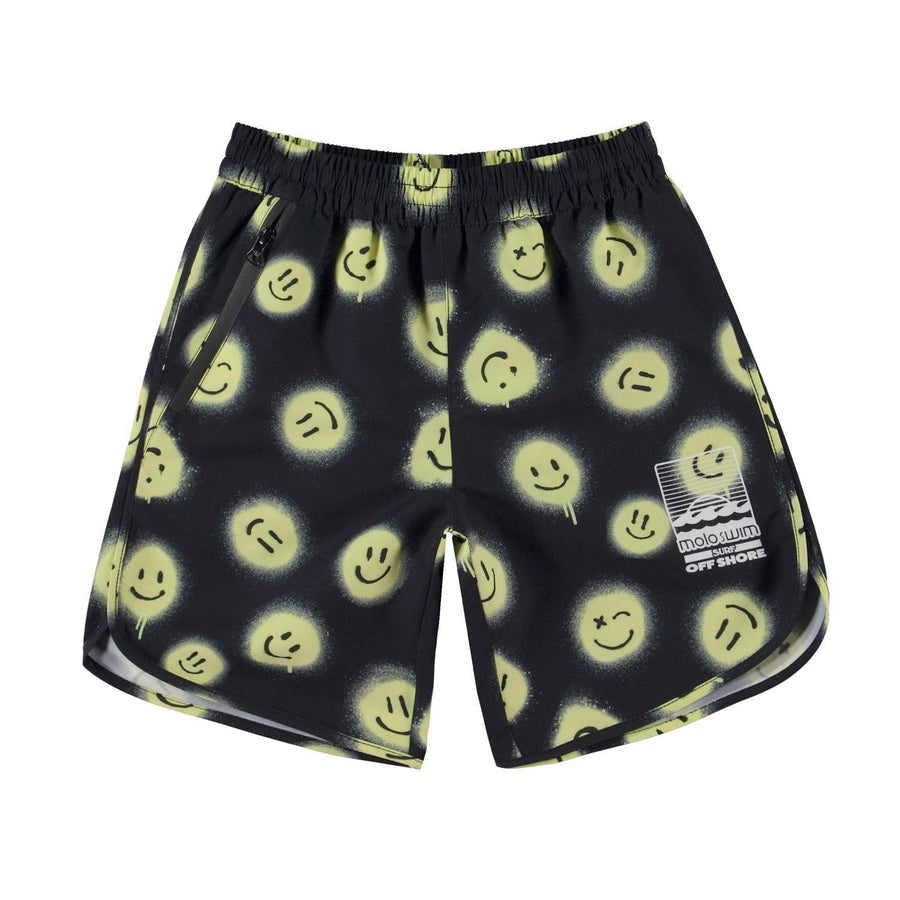 Nox Boardies Swim Shorts | Happy Sunny | Molo - The Ridge Kids