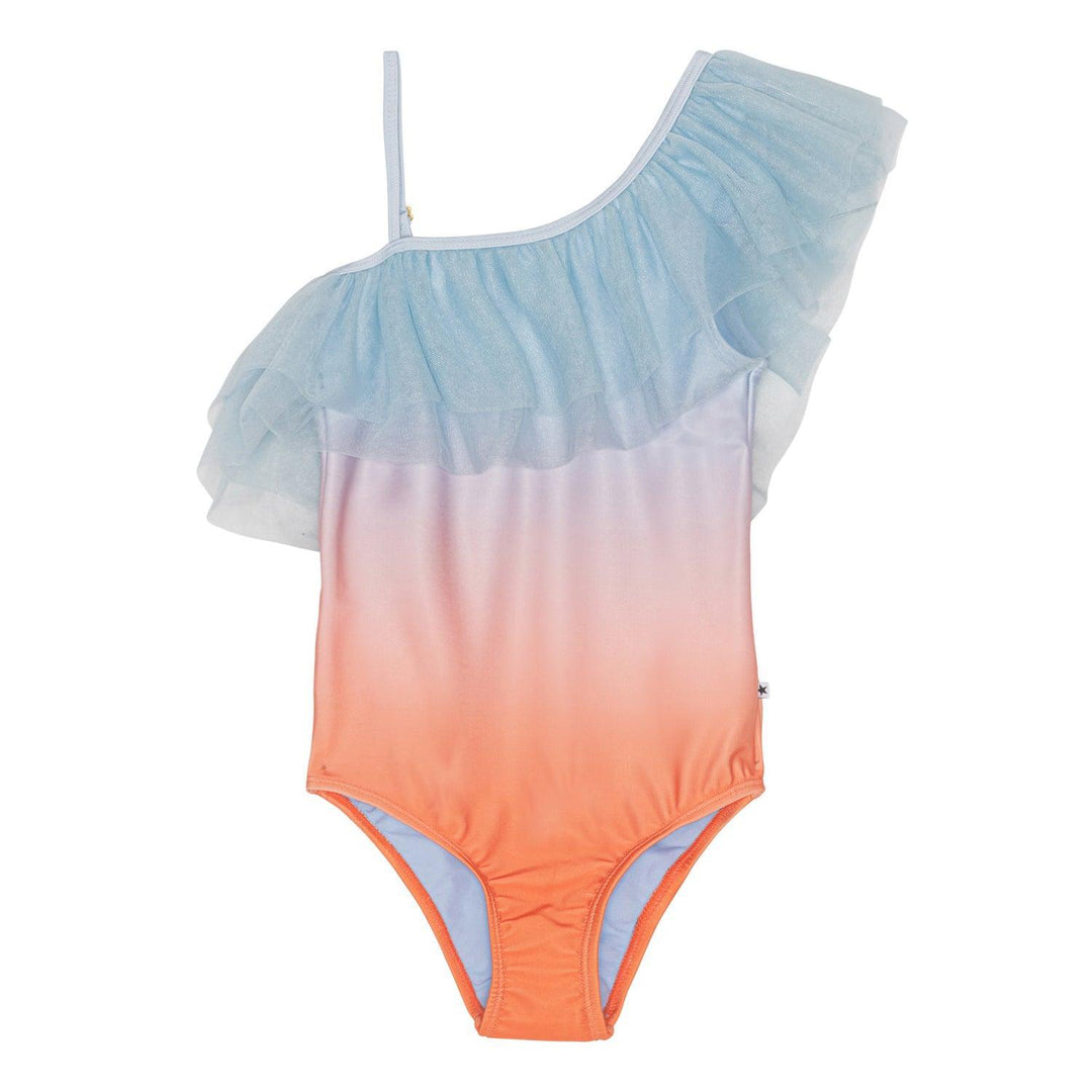 Nilla Asymmetrical Sculptural Swimsuit | Summer Rainbow | Molo - The Ridge Kids