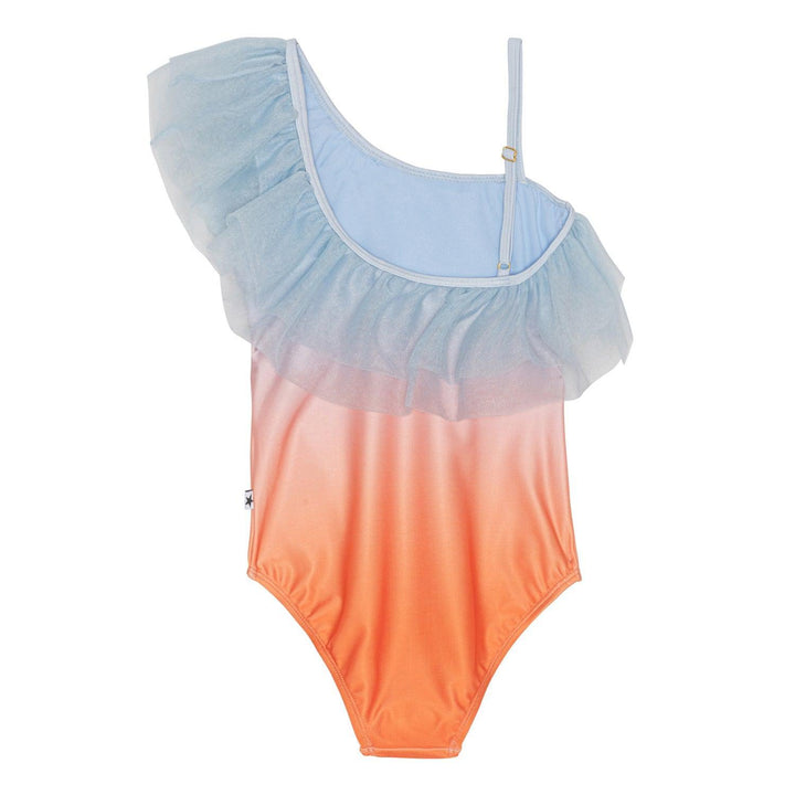 Nilla Asymmetrical Sculptural Swimsuit | Summer Rainbow | Molo - The Ridge Kids