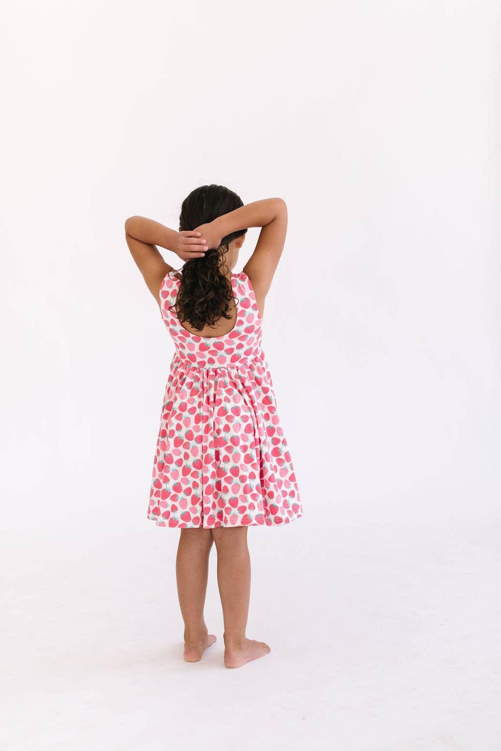 Tank Dress in Berry Cute - The Ridge Kids