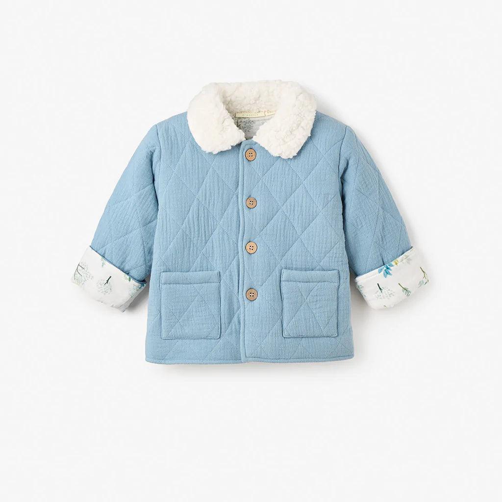 Baby Jacket | Treehouse Organic Muslin Quilted Jacket | Elegant baby - The Ridge Kids