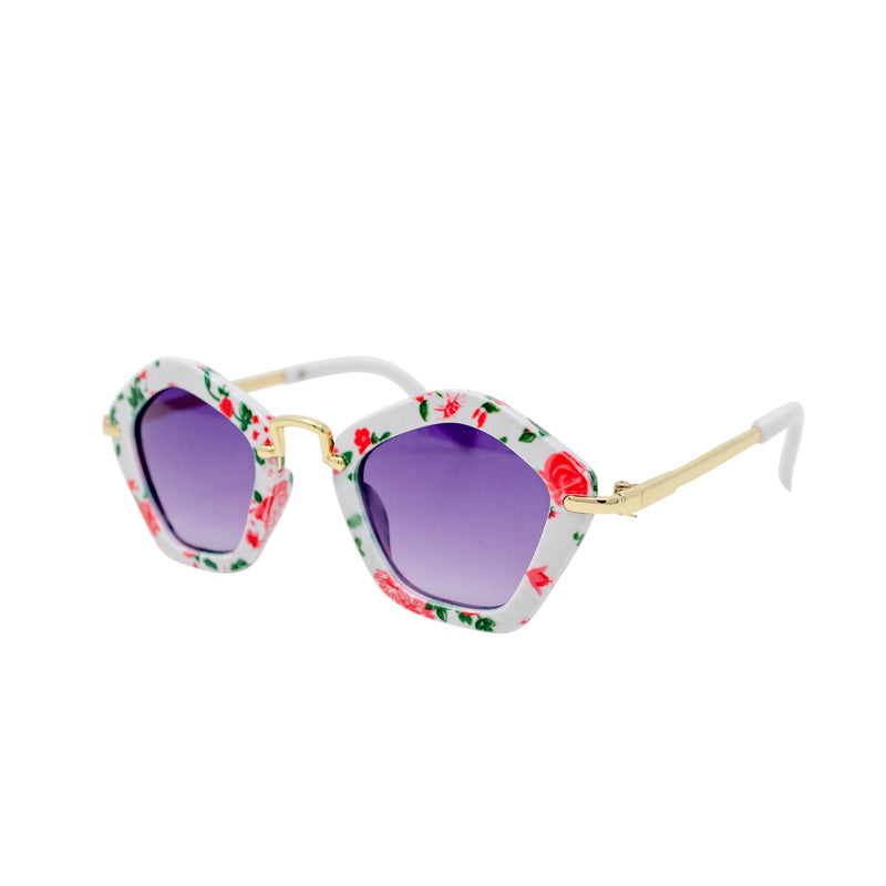Sunglasses | Floral Polygon Sunglasses | Tiny Treats and ZOMI GEMS
