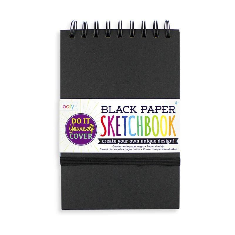 Black Paper D.I.Y. Cover Sketch Book | Arts & Crafts Sketchbook | Ooly - The Ridge Kids