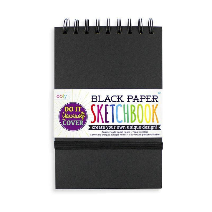 Black Paper D.I.Y. Cover Sketch Book | Arts & Crafts Sketchbook | Ooly - The Ridge Kids