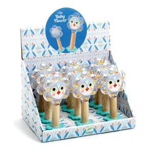 Baby Rattle | White Flower | Djeco - The Ridge Kids