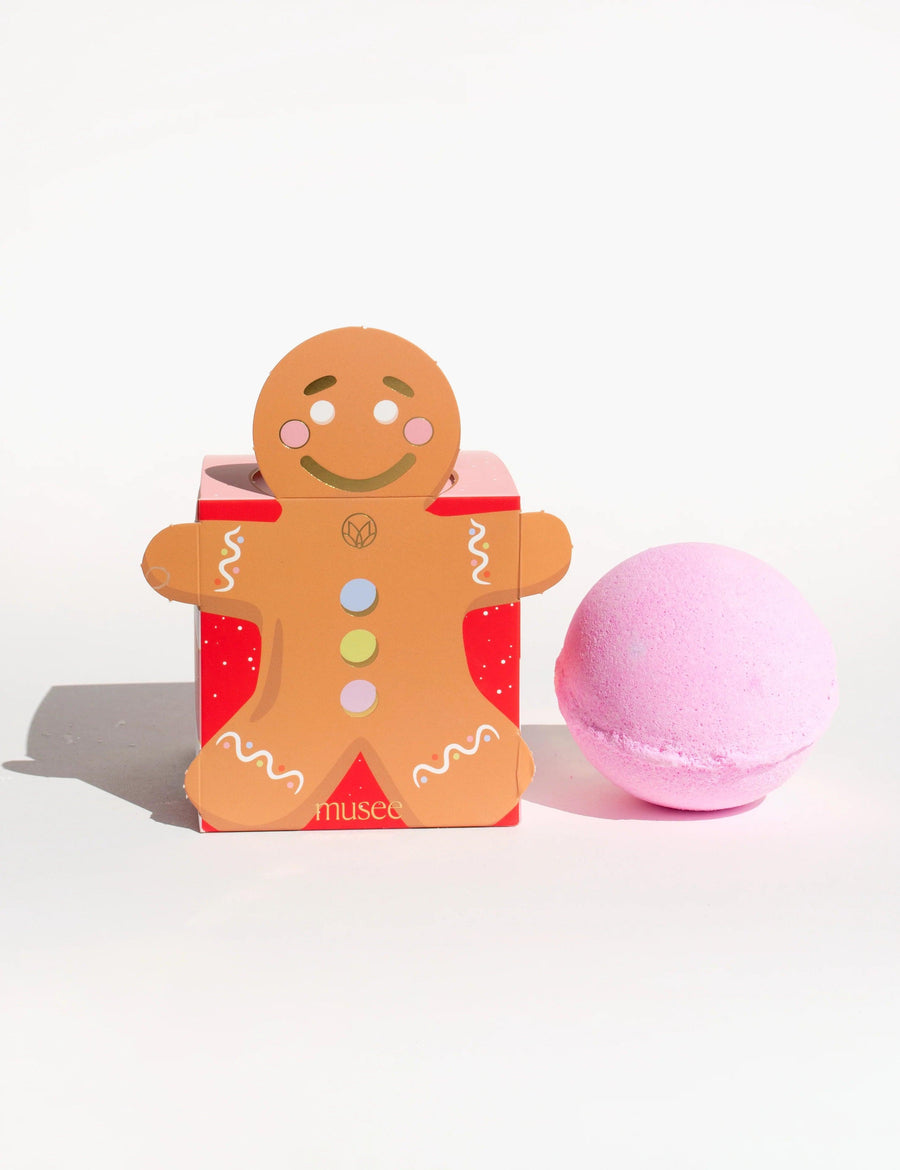 Bath Bomb | Holiday- Gingerbread | Musee Bath - The Ridge Kids