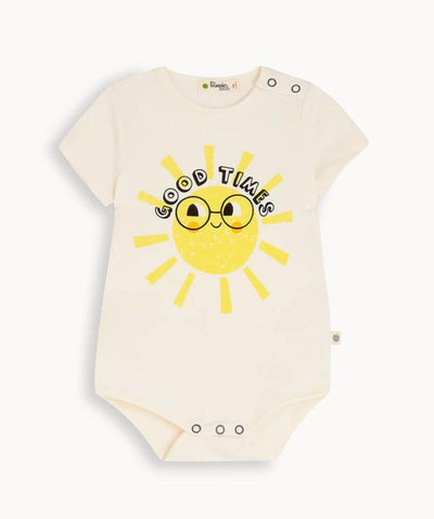 Baby Unisex Organic Cotton Graphic Bodysuit | Sunshine | The Bonnie Mob