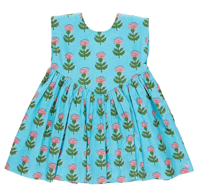 Girls Dress | Gracie - Cornflower | Pink Chicken
