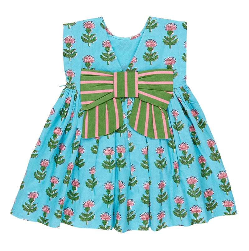 Girls Dress | Gracie - Cornflower | Pink Chicken