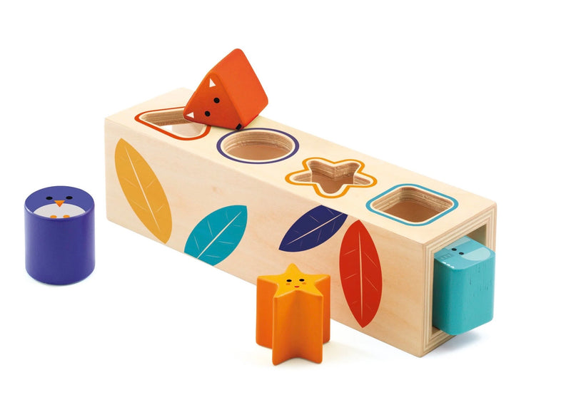 Baby Wooden Toys | BoitaBasic Wooden Puzzle | Djeco