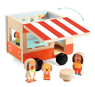 Minicombi Wooden Toy Set | Eco Wood Toys | Djeco