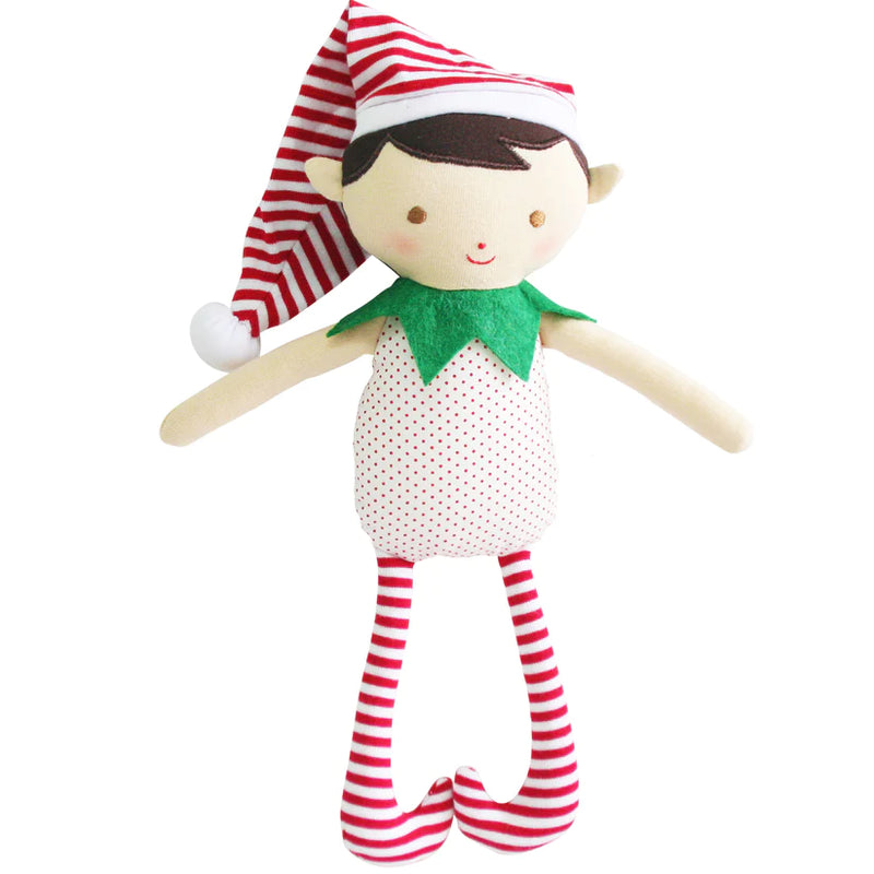 Christmas Plush | Elf Rattle - Assorted | Alimrose - The Ridge Kids