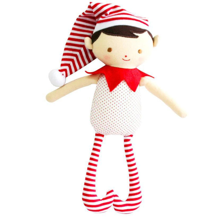 Christmas Plush | Elf Rattle - Assorted | Alimrose - The Ridge Kids