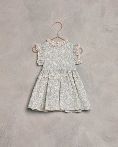 Girls Alice Dress | Blue Floret | Noralee
