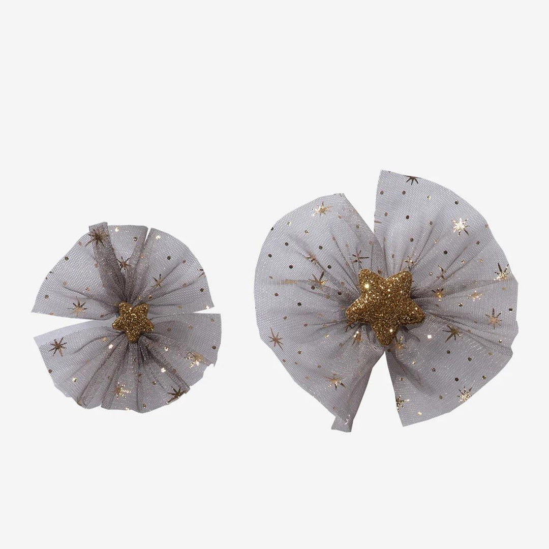 Tulle Hair Clip | Sparkle- Assorted | Petite Hailey - The Ridge Kids
