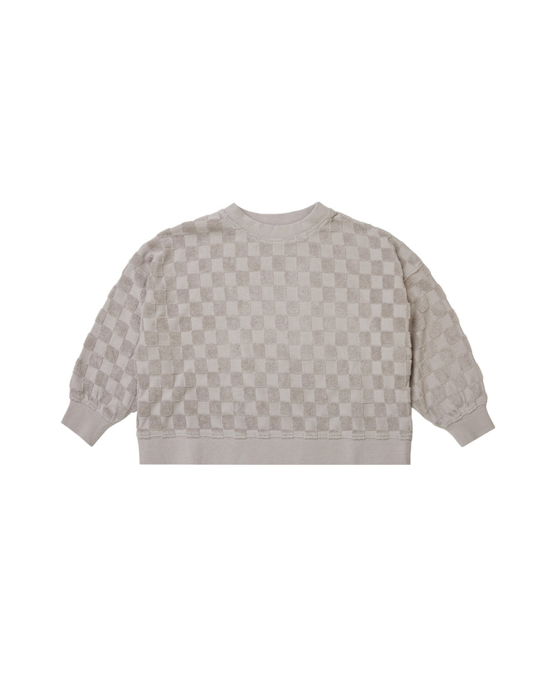 Boxy Pullover | Cloud Check | Rylee and Cru