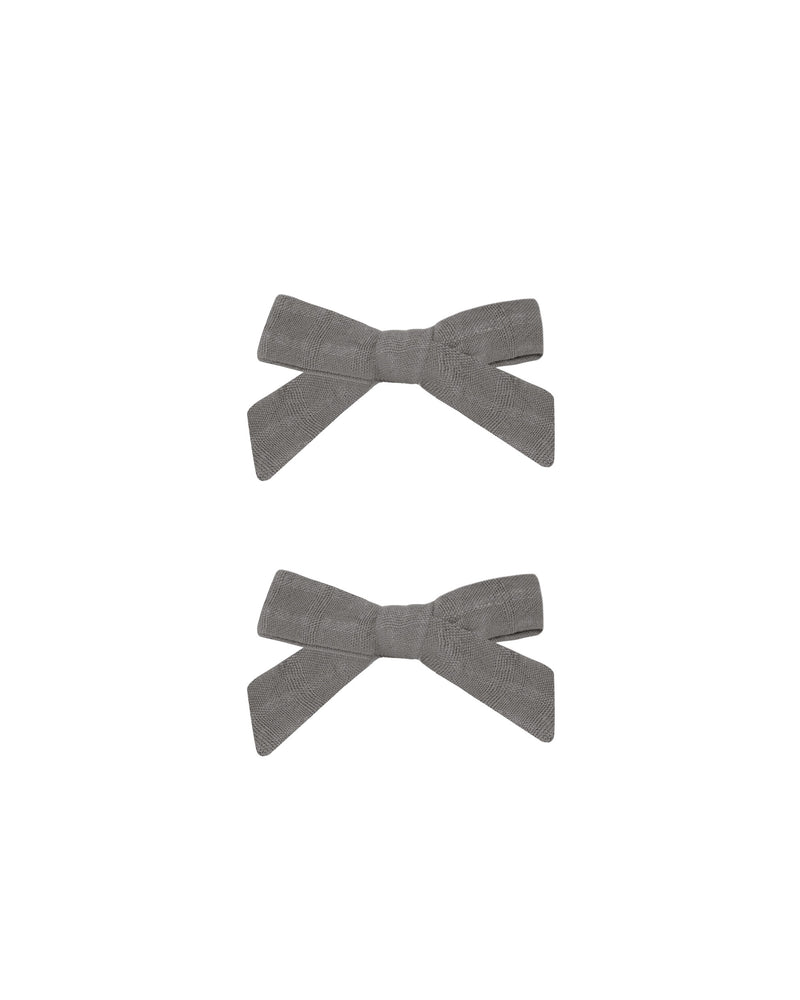 Baby & Toddler Bow with Clip Set | Ink | Rylee and Cru
