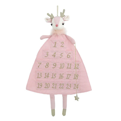 Heirloom Advent Calendar | Pink Reindeer | Mon Ami - The Ridge Kids
