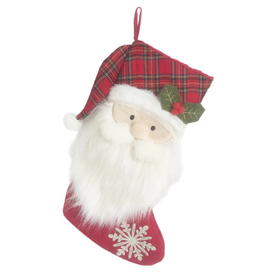 Christmas Stocking | Tartan Santa | Mon Ami Designs - The Ridge Kids