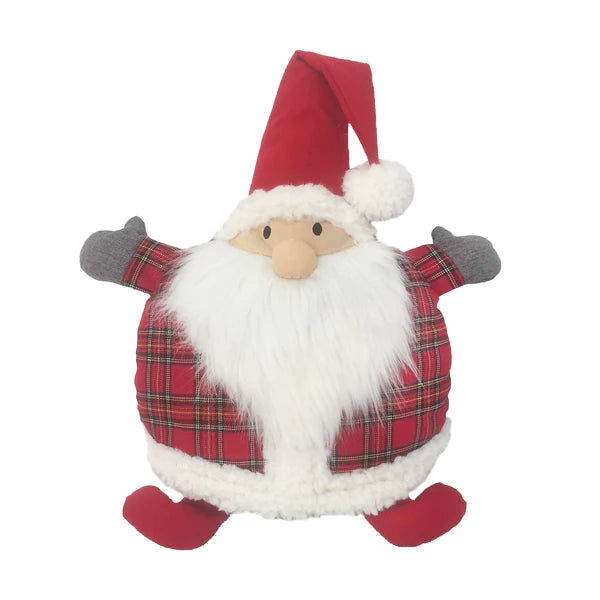 Christmas Pillow | Santa Round Accent Pillow Red | Mon Ami Designs - The Ridge Kids