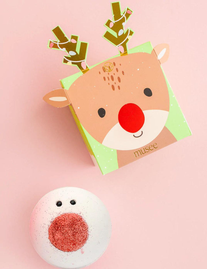 Bath Bomb | Holiday- Rudolph | Musee Bath - The Ridge Kids