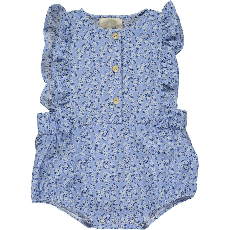 Baby Cotton Megan Bubble | Blue Ditsy Floral | Vignette - The Ridge Kids