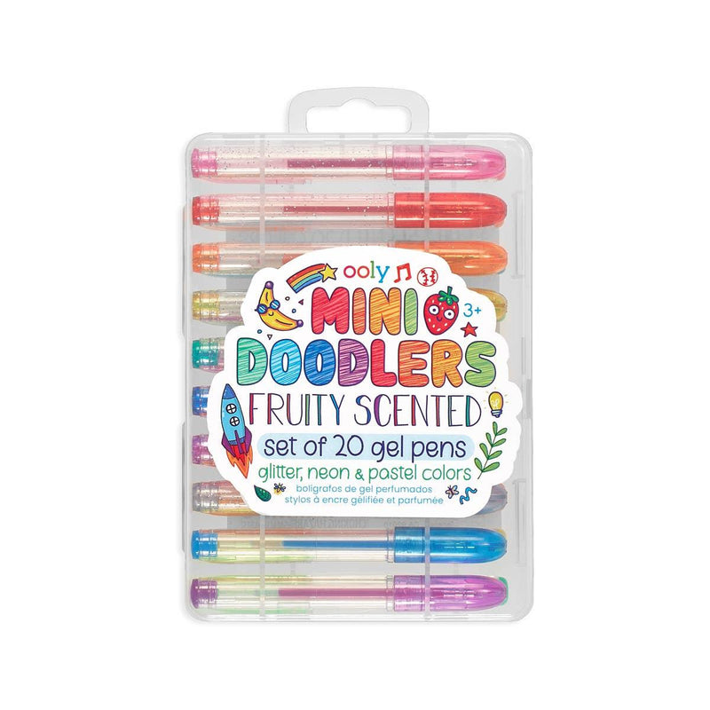 Mini Doodlers Fruity Scented Gel Pens - Set of 20 - The Ridge Kids