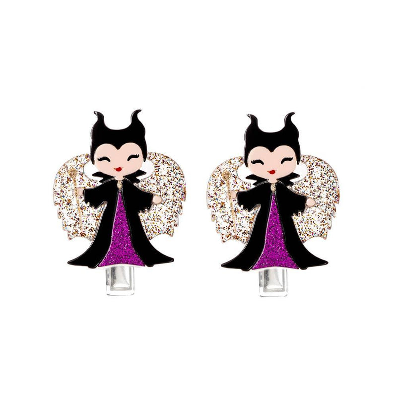 Alligator Hair Clips Set | Disney Maleficent Inspired | Lilies & Roses NY - The Ridge Kids
