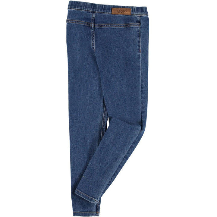 April Stretch Jegging | Blue Denim | Molo - The Ridge Kids