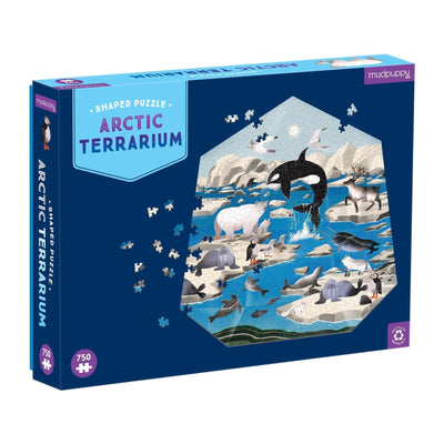 Arctic Terrarium Shaped 750 Piece Puzzle | Jigsaw Puzzle | Mudpuppy - The Ridge Kids