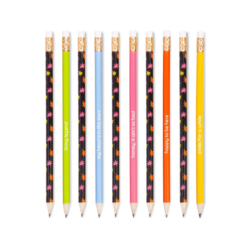 Arts and Crafts | Write On Pencil Set, Starburst | Ban.do - The Ridge Kids